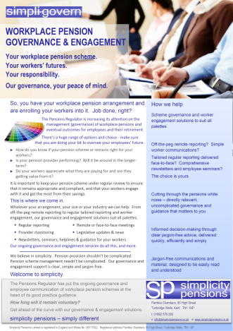 simplicity-governance brochure